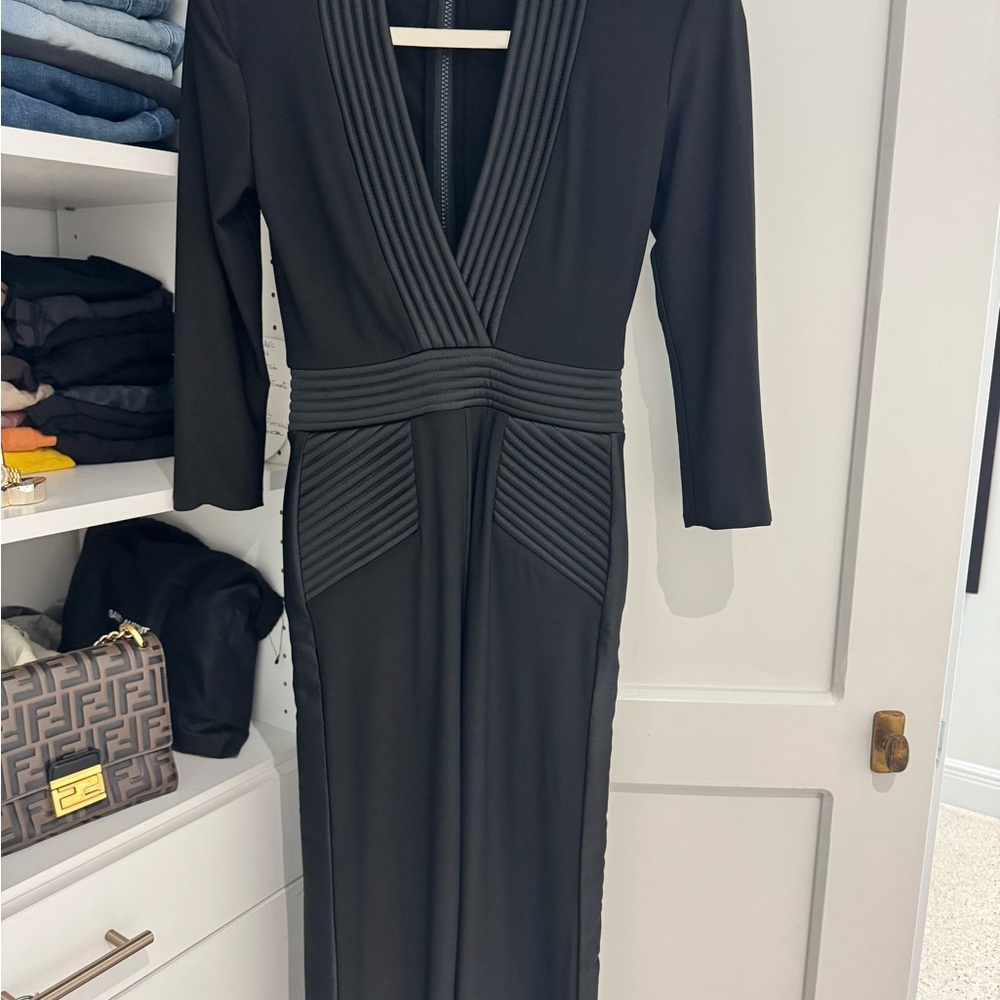 Zhivago Black V-Neck Jumpsuit - Picture 9 of 12